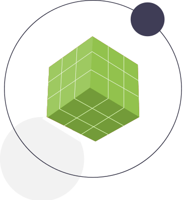 Indiana Organizational Change Management generic cube graphic